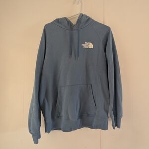 The North Face Blue Hoodie Sweatshirt Relaxed Fit